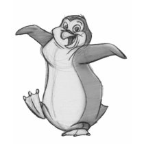 Sketchy Penguin t-shirts by adrianropp Sketchy Penguin t-shirts