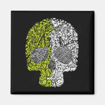 Sketchy Scull Magnets
