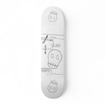Sketchy Skull Skateboard