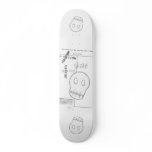 Sketchy Skull Skateboard