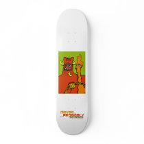 SketchyMonsters_big, MaybeProbablyLogo_alone skateboards