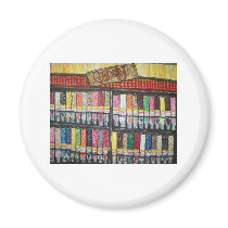 "Skewed Candy Store" magnets