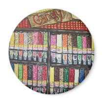 "Skewed Candy Store" magnets