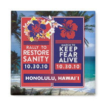 Skewered Lei Fridge Magnet