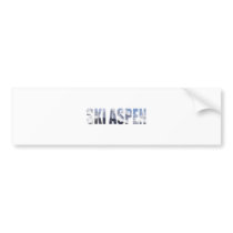 Ski Aspen Bumper Sticker