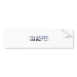 Ski Aspen Bumper Sticker