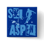 Ski Aspen Pinback Buttons