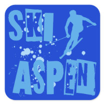Ski Aspen Stickers