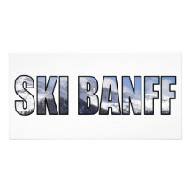 Ski Banff Photo Greeting Card