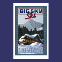 Ski Big Sky-Print posters