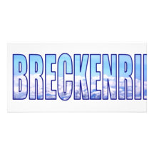 Ski Breckenridge, Colorado Photo Card Template