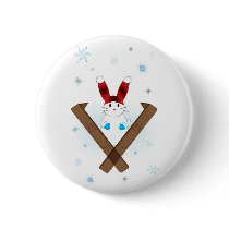 Ski Bunny buttons