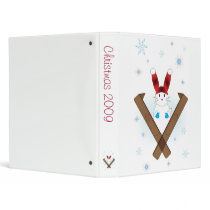 Ski Bunny Christmas 2009 binders by RankinOriginals Ski Bunny Christmas 2009 binders