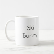Ski Bunny Coffee Mugs