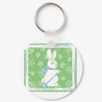 Ski Bunny keychains