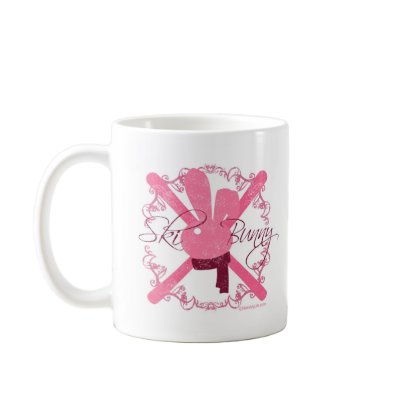 Ski Bunny Coffee Mugs by Mall4MyLife