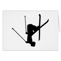 Ski Greeting Card