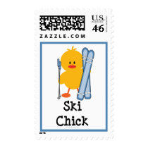 Ski Chick Stamps