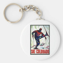 Ski Colorado Keychain