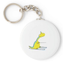 ski dino keychain
