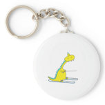 ski dino keychain