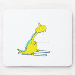 ski dino mouse pads