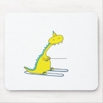 ski dino mousepads by dinotopia ski dino mousepads