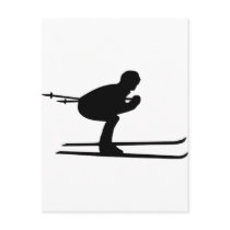 Ski Downhill postcards by Thinkdifferent Ski Downhill postcards