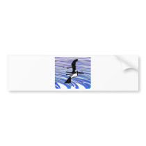 Ski Fresh Powdering Bumper Sticker