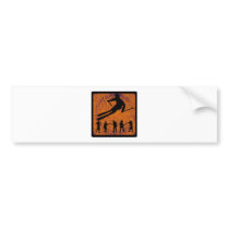 SKI GOOD TIMES BUMPER STICKER