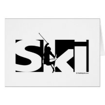 Ski Greeting Card