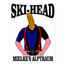 Ski Head - Mielke's nightmare Post Cards