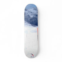 Ski In The Alp Skate Board Deck