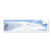 Ski In The Alps On Snow bumper stickers by lifesphere Ski In The Alps On Snow bumper stickers