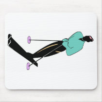 SKI INSTRUCTOR MOUSE PAD