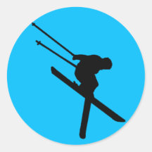 SKI INTO SKY STICKER