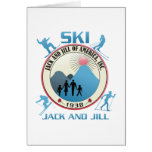 Ski Jack and Jill Pink Stuff Greeting Cards