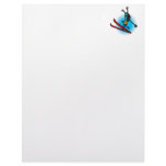 Ski Jump Alien Sister Letterhead Template