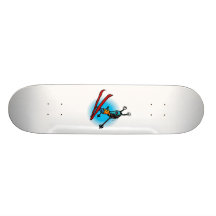 Ski Jump Alien Sister Skate Board Deck