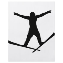 ski jump icon flyers