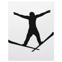 ski jump icon letterhead