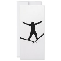 ski jump icon rack cards