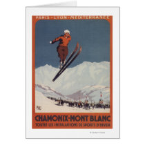 Ski Jump - PLM Olympic Promo Poster Card