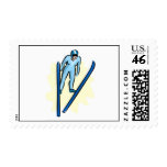 Ski Jump postage