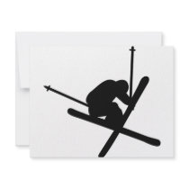 ski jump skiing invitations