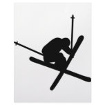 ski jump skiing letterhead