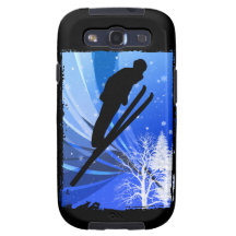 Ski Jumping in the Snow Samsung Galaxy SIII Cases