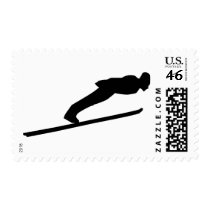 Ski Jumping Postage