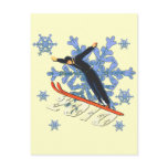 Ski jumping Ski Jumpers winter games gifts Post Cards