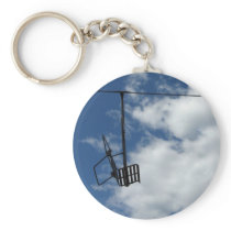 Ski Lift and Sky keychains